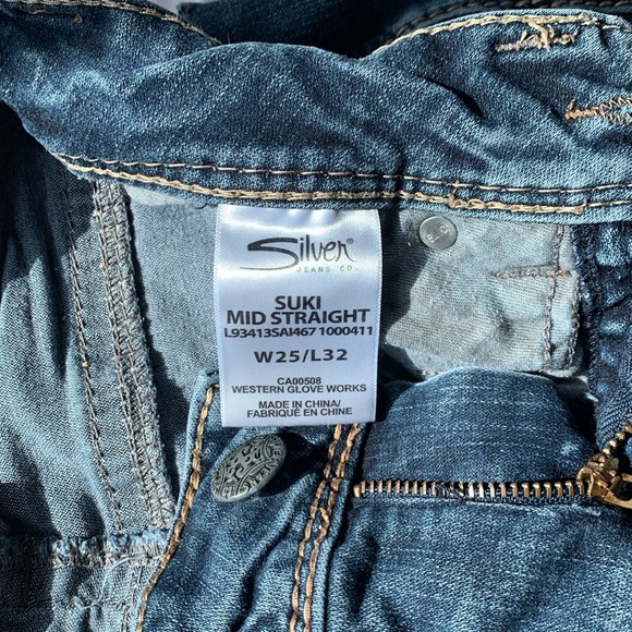 Silver Jeans Suki Mid Straight - Picture 3 of 5